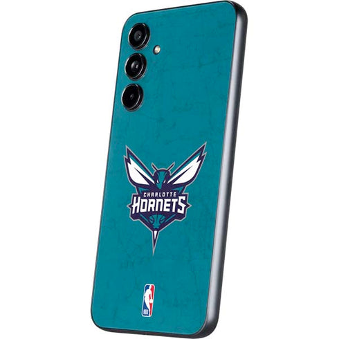 NBA Charlotte Hornets Distressed Galaxy A54 5G Skin